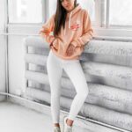morelowa bluza na lato damska