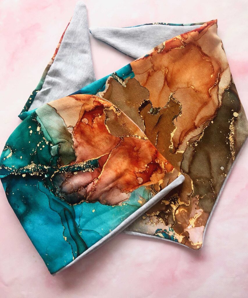 czapka wiosnenna dla dziewczynki z chustą