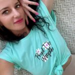 koszulka miętowa przed Toba wszystko