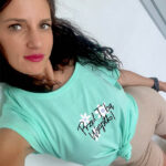 koszulka miętowa przed Toba wszystko