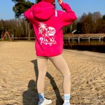 fuksjowa bluza damska