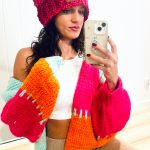 kardigan damski kolorowy sweterek damski