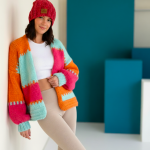 kardigan damski kolorowy sweterek damski