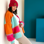 kardigan damski kolorowy sweterek damski