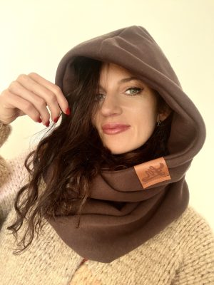 KAPTUR Z KOMINEM BRĄZOWY